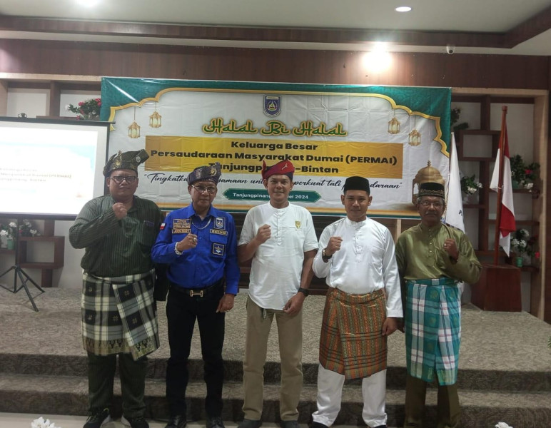 Halal Bi Halal Idul Fitri 1445 H keluarga Besar Persaudaraan Masyarakat Dumai di Kota Tanjungpinang