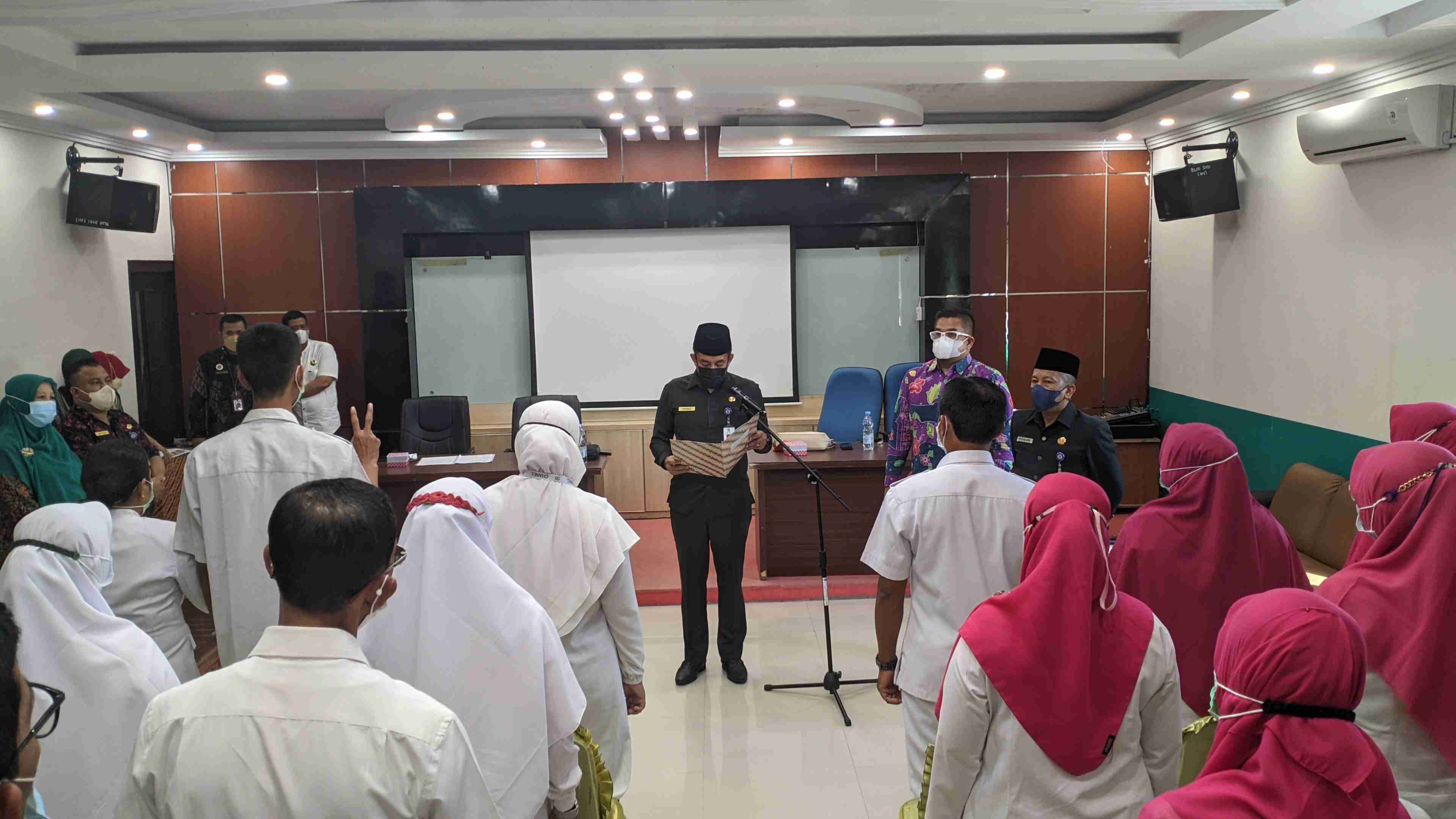 Pengambilan Sumpah dan Pelantikan Kepala Instalasi dan Kepala Ruangan di Lingkungan RSUD Kota Dumai