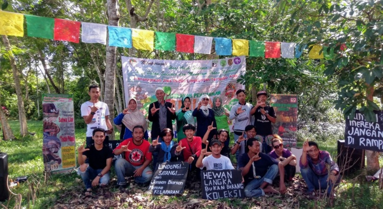 Peringati Tiga Hari Besar, Tembakul Gelar Sosialisasi dan Penanaman Pohon di TWA Sungai Dumai