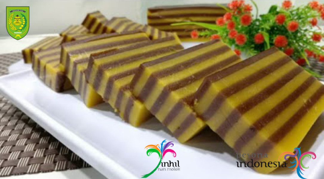 Kue Lapis Waloh Khas Inhil Manis ini Legit Sekali