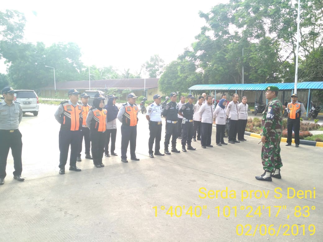 Pengamanan Arus Mudik Lebaran 1440H, Kodim 0320/Dumai Turunkan Personel di Pospam