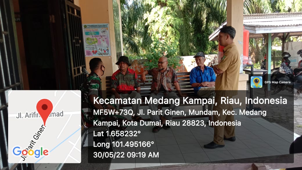 Sertu Ramli dan Serda Cerza Katno Laksanakan Giat Kemasyarakatan