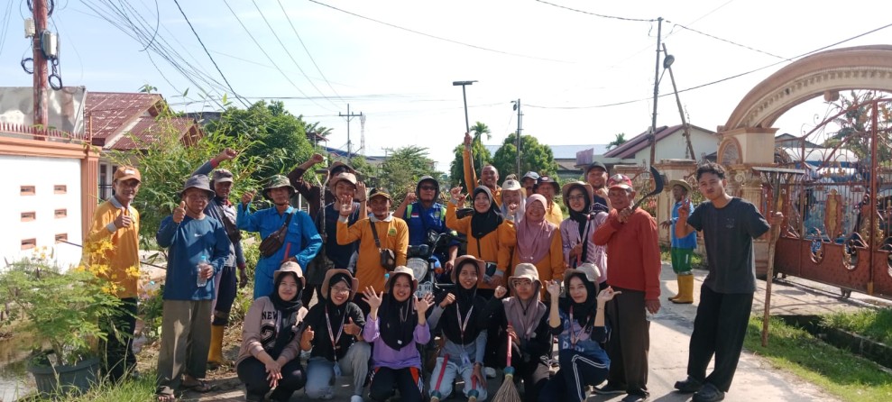 Lembaga Pengelola Sampah Ratu Sima Rutin Gelar Gotong Royong Bersama Warga
