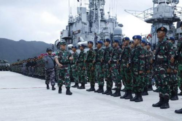 TNI Apel Pasukan Siaga Pengamanan Laut Natuna dari Ancaman Asing