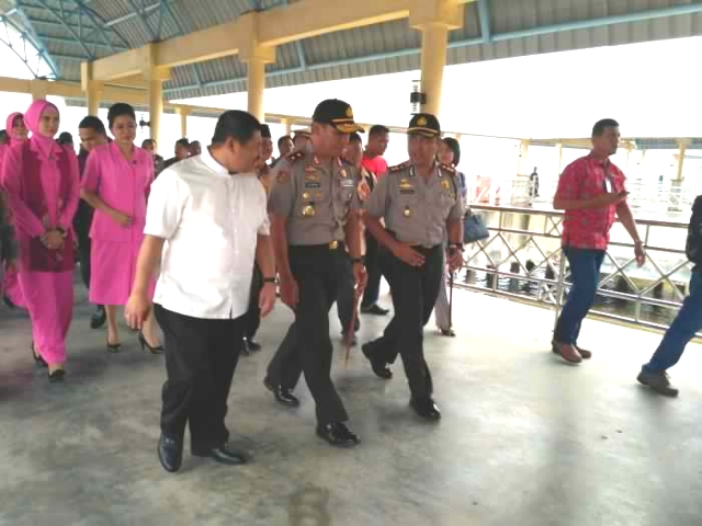 Baru saja, Kapolda Riau Tiba di Bengkalis