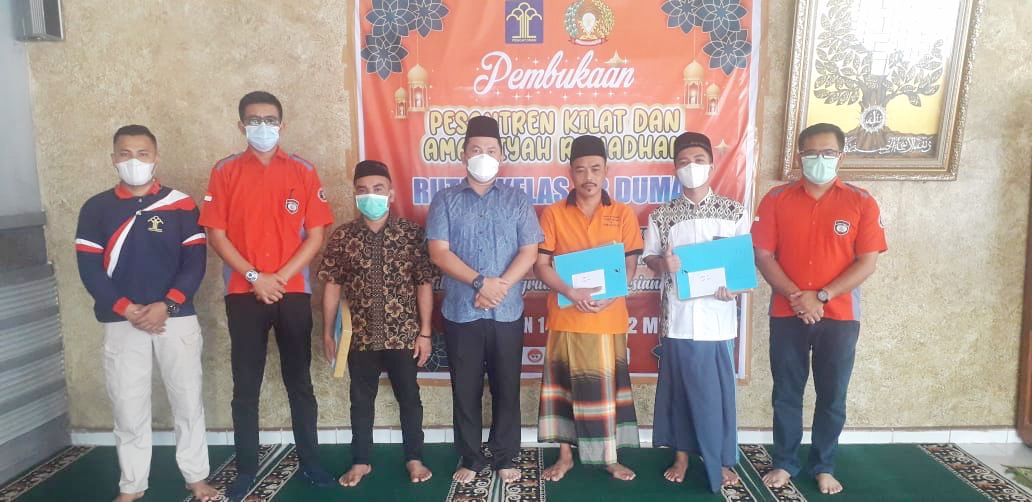 Warga Binaan Rutan Dumai Ikuti Perlombaan Pesantren Kilat dan Amaliyah Ramadhan