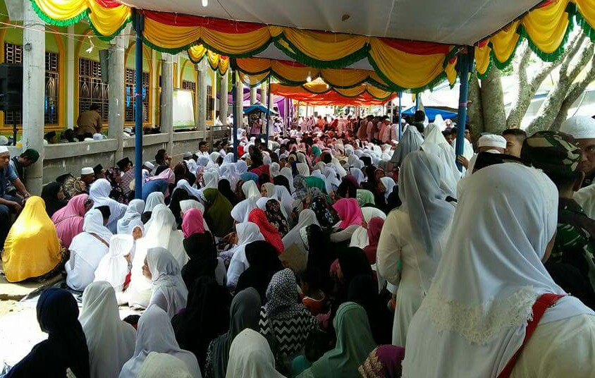Ribuan Peziarah Syekh Abdurrahman Siddiq Padati Kampung Hidayat Inhil