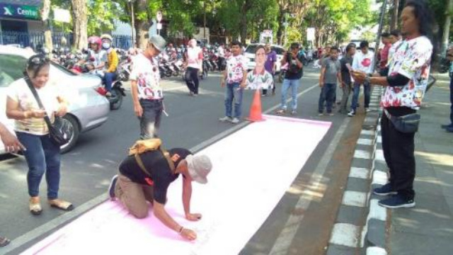Relawan Galang Tanda Tangan Dukung Gibran Maju Pilwalkot Solo