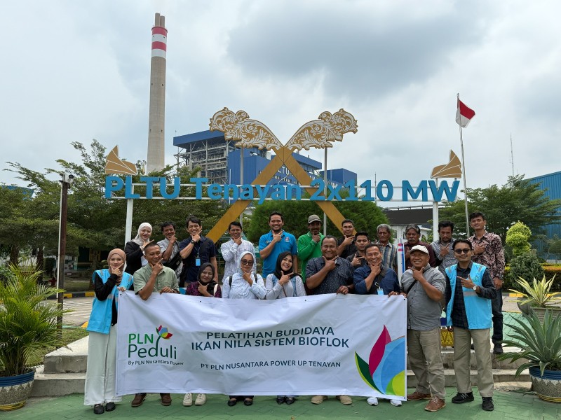 Sambut Dirgahayu Republik Indonesia, PLN NP UP Tenayan Kembali Gelar Pelatihan Budidaya Nila Sistem Bioflok Untuk Tingkatkan Kemandirian Ekonomi Warga