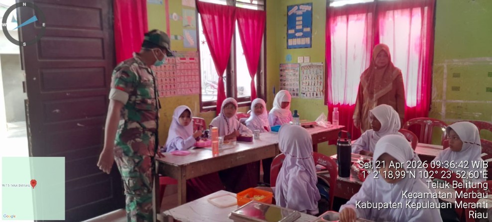 Babinsa Dukung Program Gizi, 2.482 Porsi Makanan Dibagikan di Kepulauan Meranti