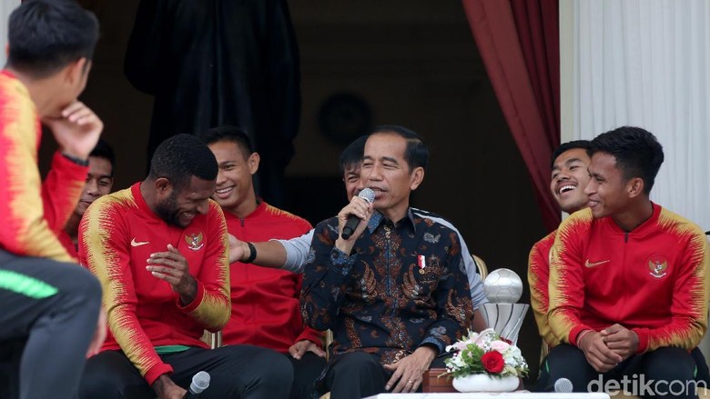 Curhat ke Jokowi, Pemain Timnas U-22 Ingin Jadi PNS