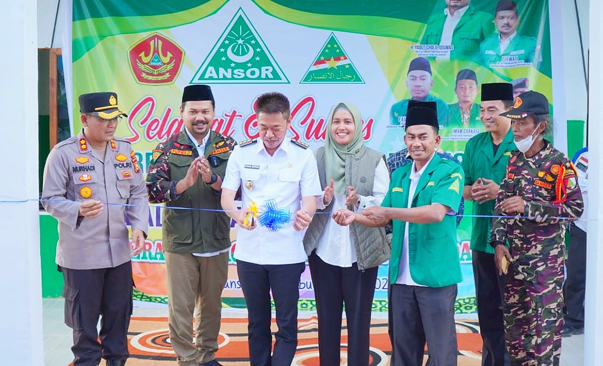 Bupati Rohil Resmikan Rumah Toleransi Pimpinan Cabang GP Ansor Rohil