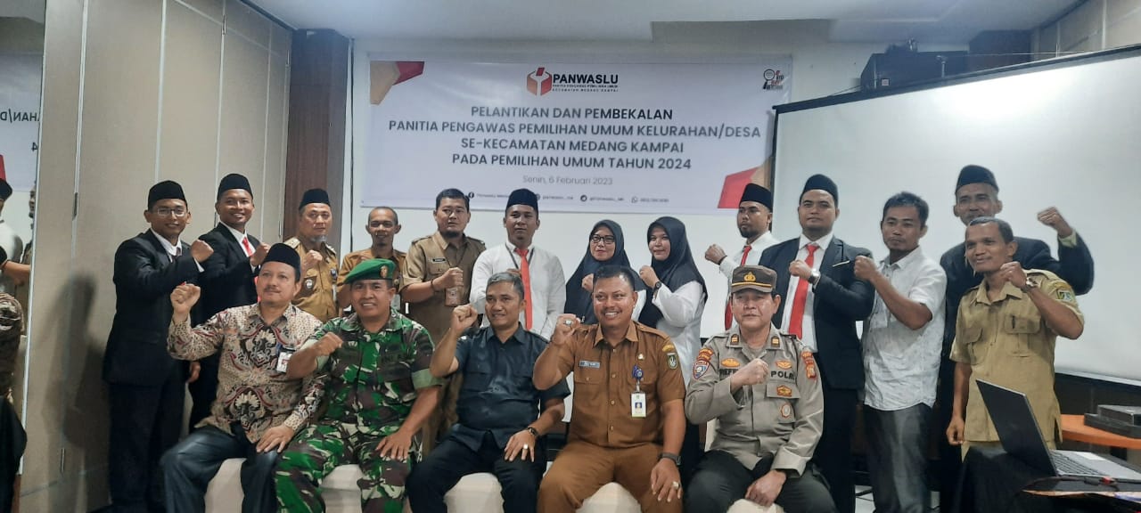 Pelda Hendrianto Hadiri Pelaksanaan Pelantikan Panitia Pengawas Pemilu