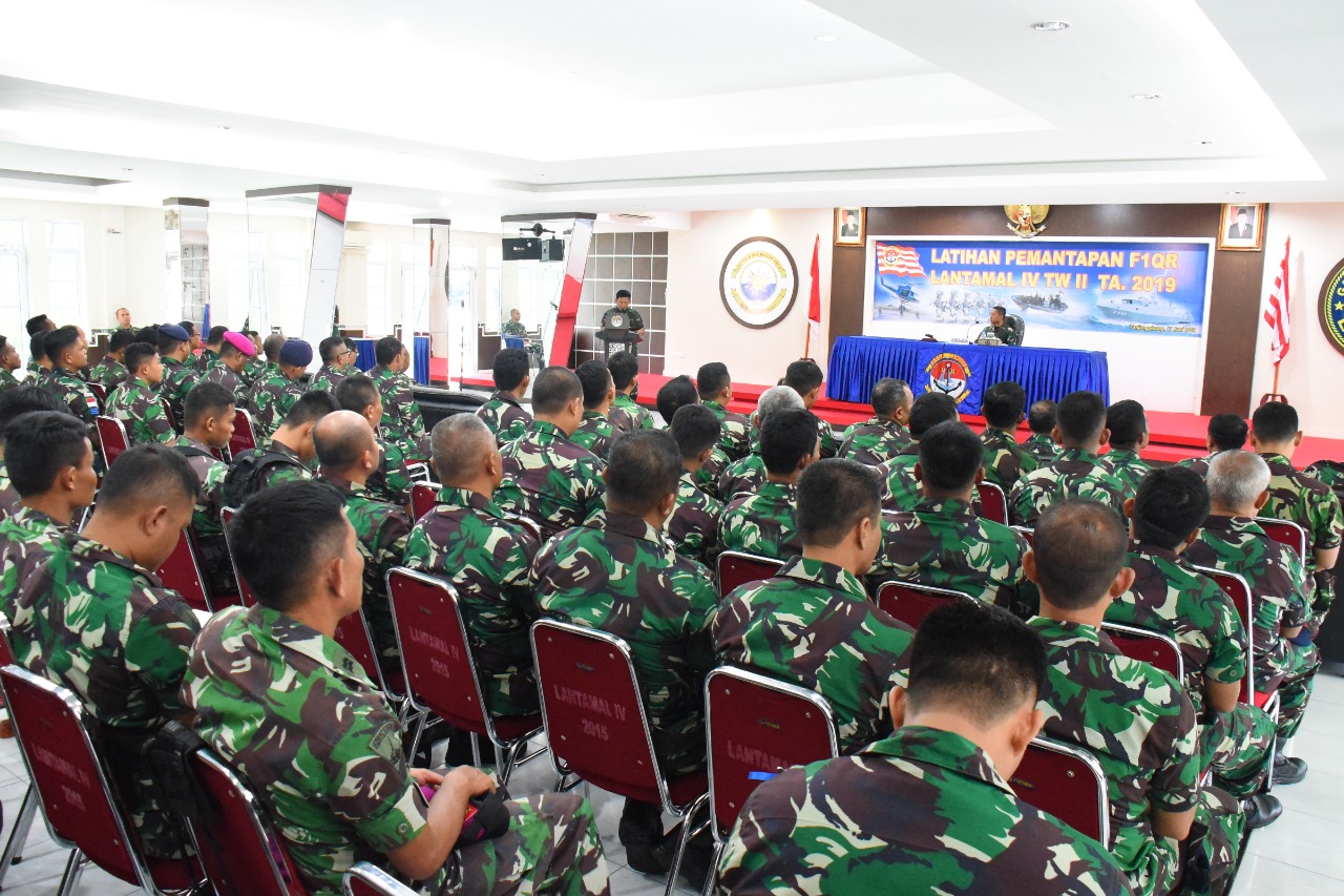 Latihan Pemantapan F1QR Lantamal IV TW II TA 2019 Resmi Dibuka