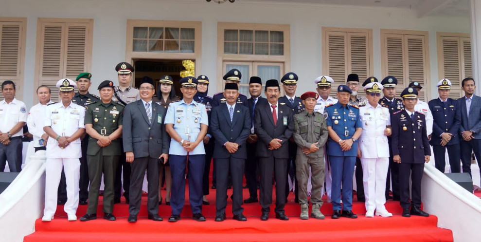 Sekdaprov Adi Pimpin Upacara Peringatan Harhubnas Tingkat Provinsi Kepulauan Riau Tahun 2023