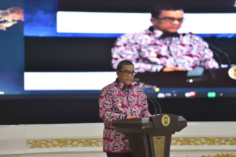Pemprov Paparkan Situasi Ekonomi Riau di Tengah Pandemic Covid19