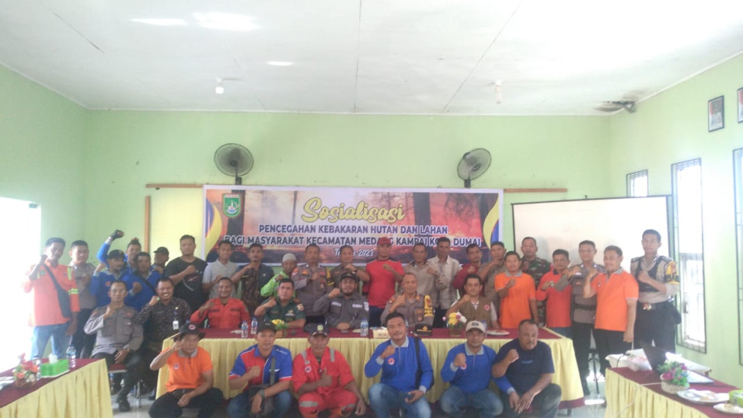 Pelda Hendrianto Hadiri Kegiatan Sosialisasi Pencegahan Karhutla Bersama Instansi Terkait