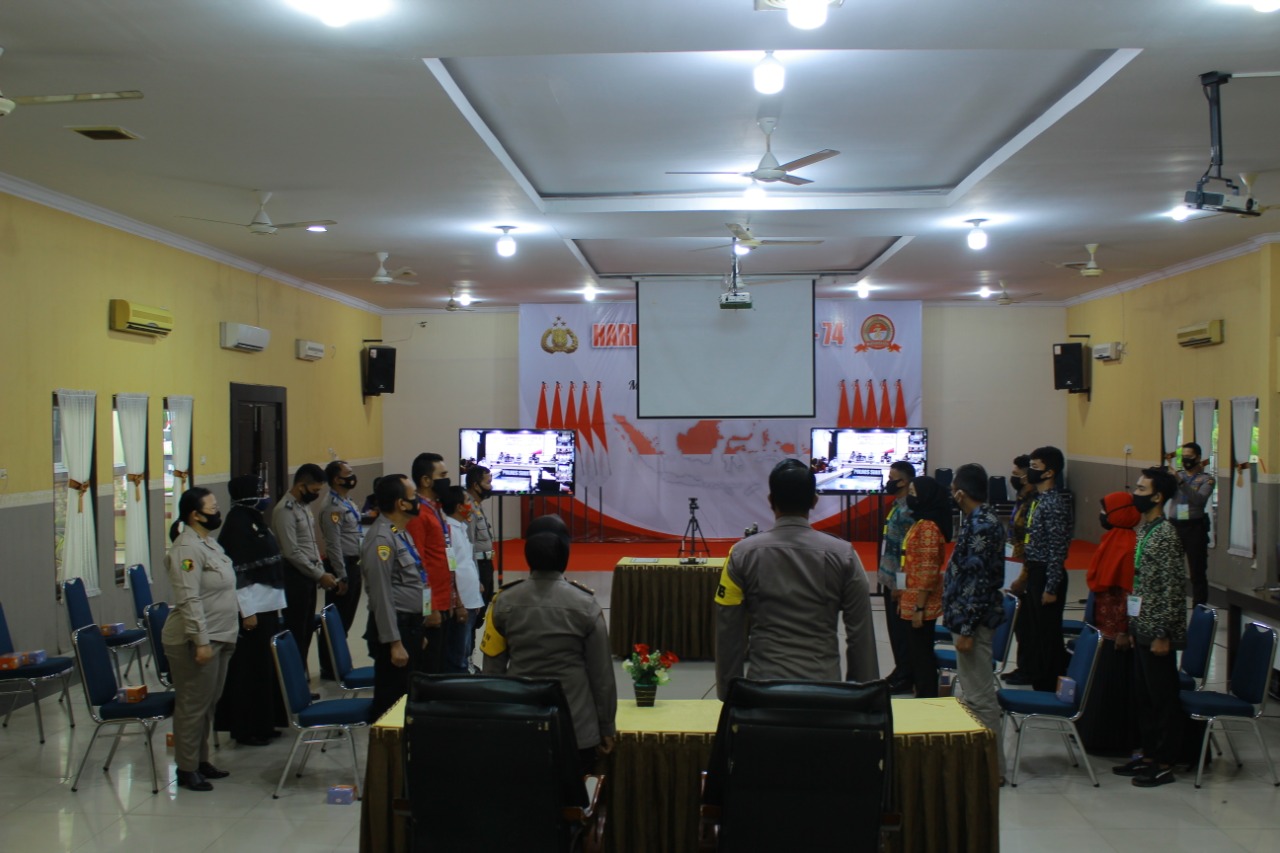 Polres Dumai Ikuti Penandatanganan Pakta Integritas