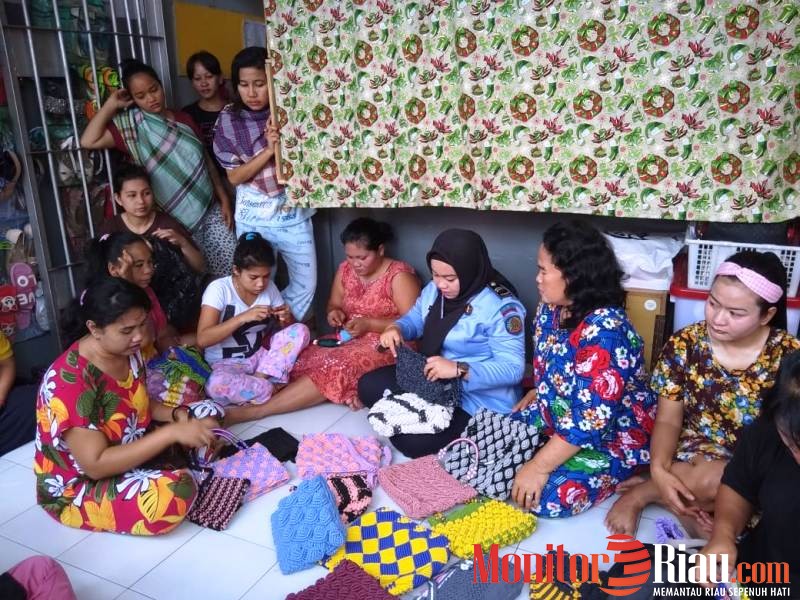 Warga Binaan Rutan Dumai Hasilkan Karya Bernilai Jual Tinggi