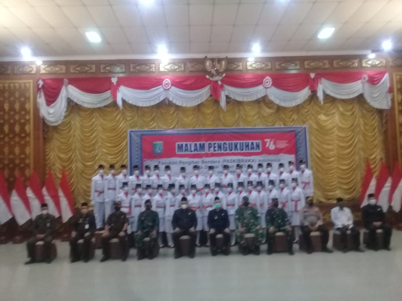 Walikota Hadiri Malam Pengukuhan Paskibraka Kota Dumai