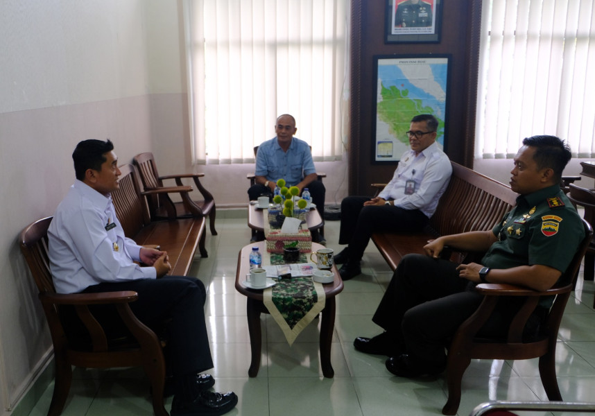 Letkol Inf Antony Triwibowo Terima Kunjungan Dari Karutan Kelas IIB Dumai