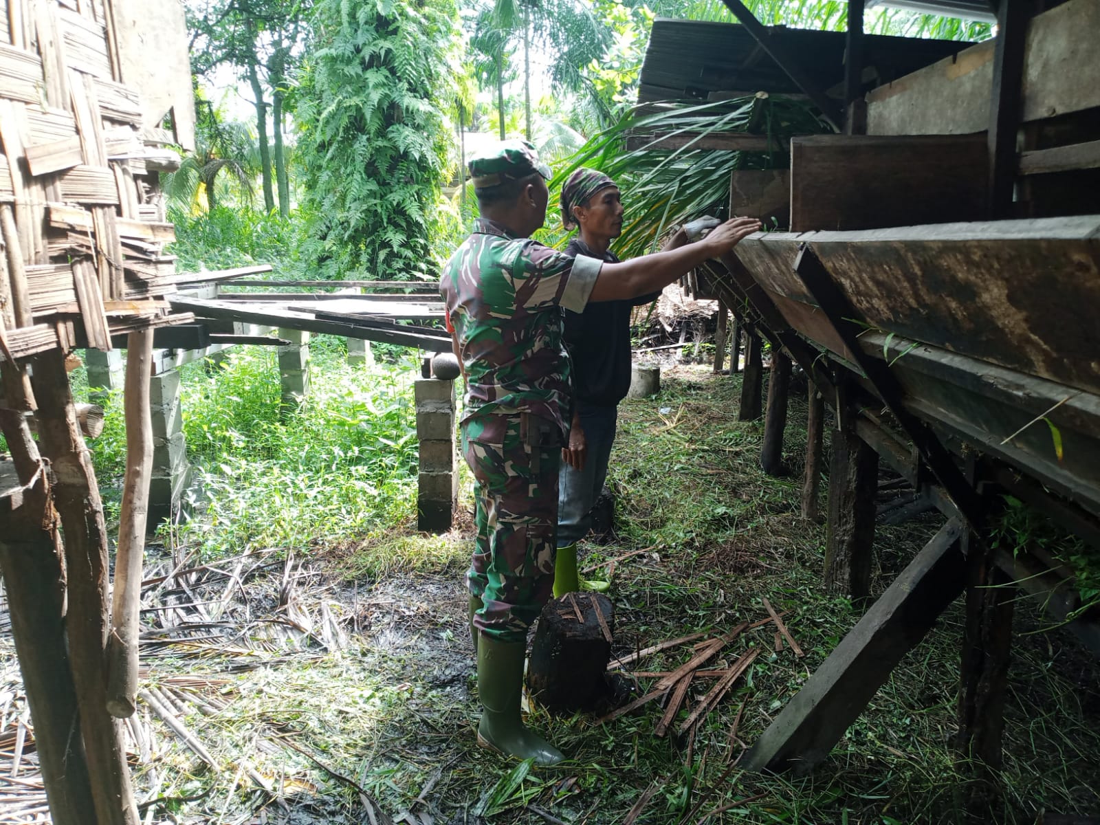 Pencegahan PMK Terus Dilaksanakan Oleh Serda Ahmad Junaidi