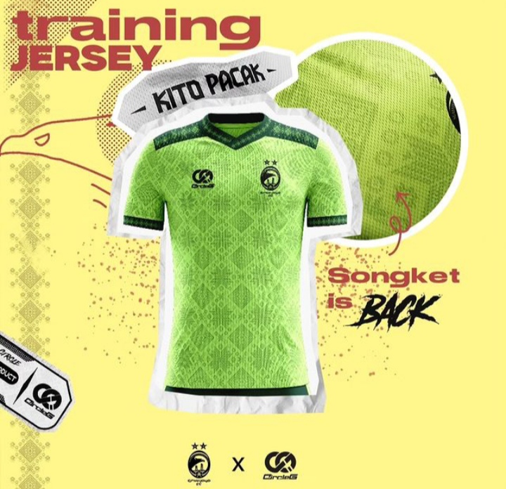 SONGKET IS BACK! Desain Jersey Sriwijaya FC dari CGS Tuai Pujian