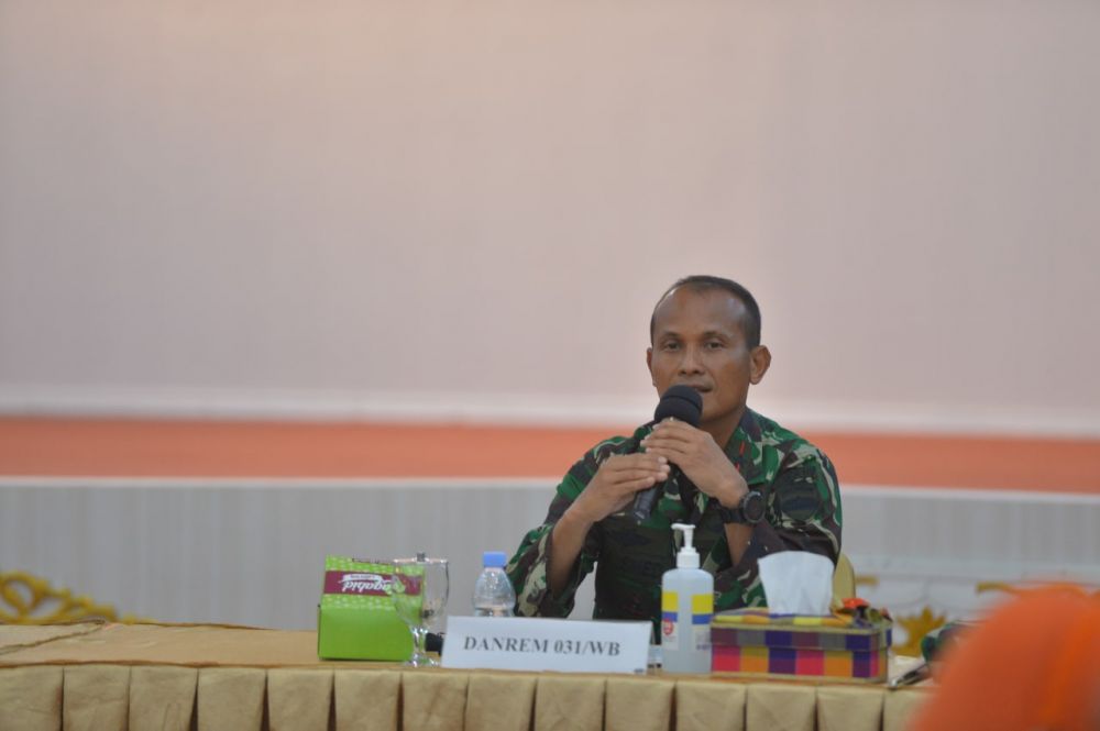 Danrem 031/WB Siap Jadi Orang Pertama Penggunaan Vaksin Covid-19