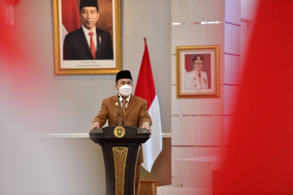 Presiden Apresiasi Penurunan Kasus Covid-19 di Riau