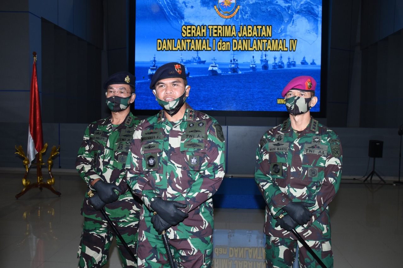 Kolonel Laut (P) Indarto Budiarto,S.E.,M.,Han., resmi Pimpin Danlantamal IV Tanjungpinang