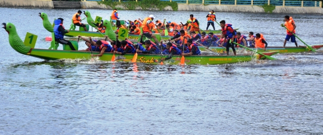 Wabup Siak Resmi Buka Serindit Boat Race 2017