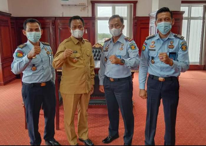 Lapas Kelas IIA Bagansiapiapi Over Kapasitas, Wachid Wibowo Temui Wabup Rohil