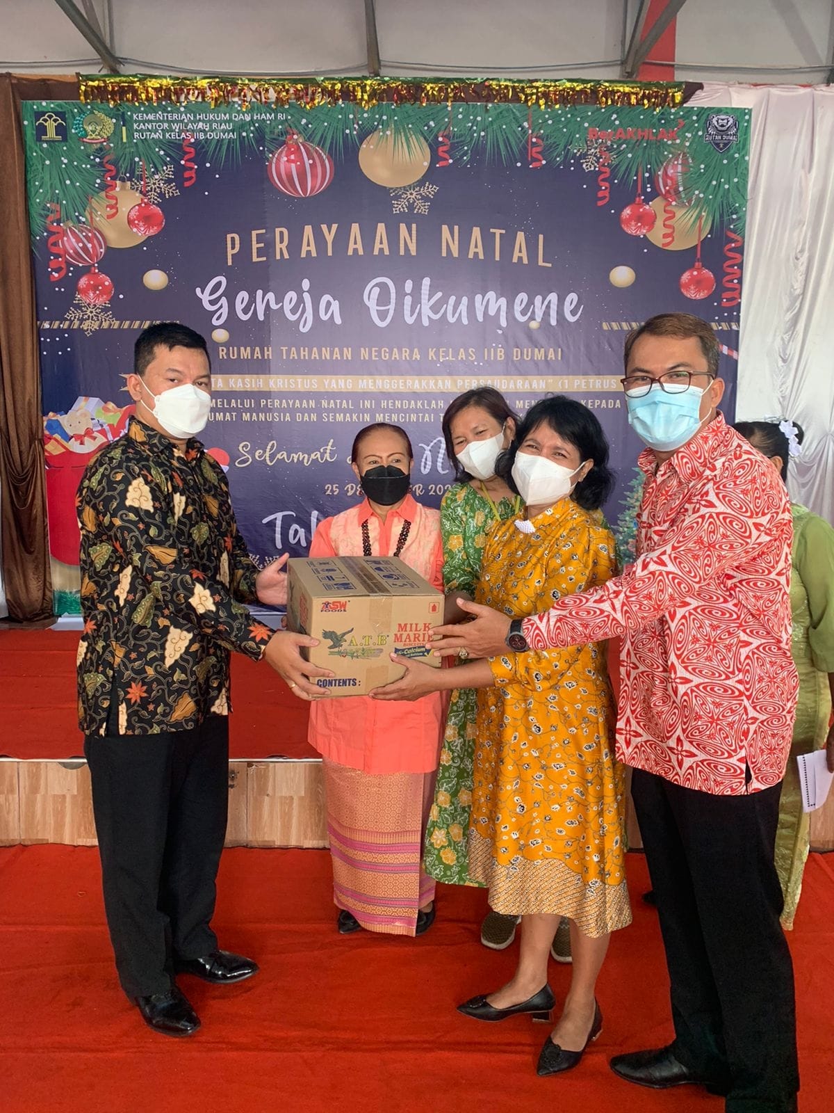 Kesederhanaan Dengan Penuh Makna Rutan Dumai Rayakan Natal Bersama