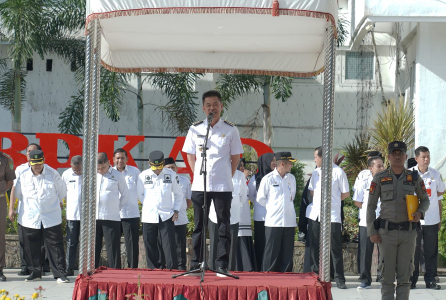 Halalbihalal Ramadhan 1444 H, Bupati Rohil Minta Seluruh ASN Tingkatkan Kinerja