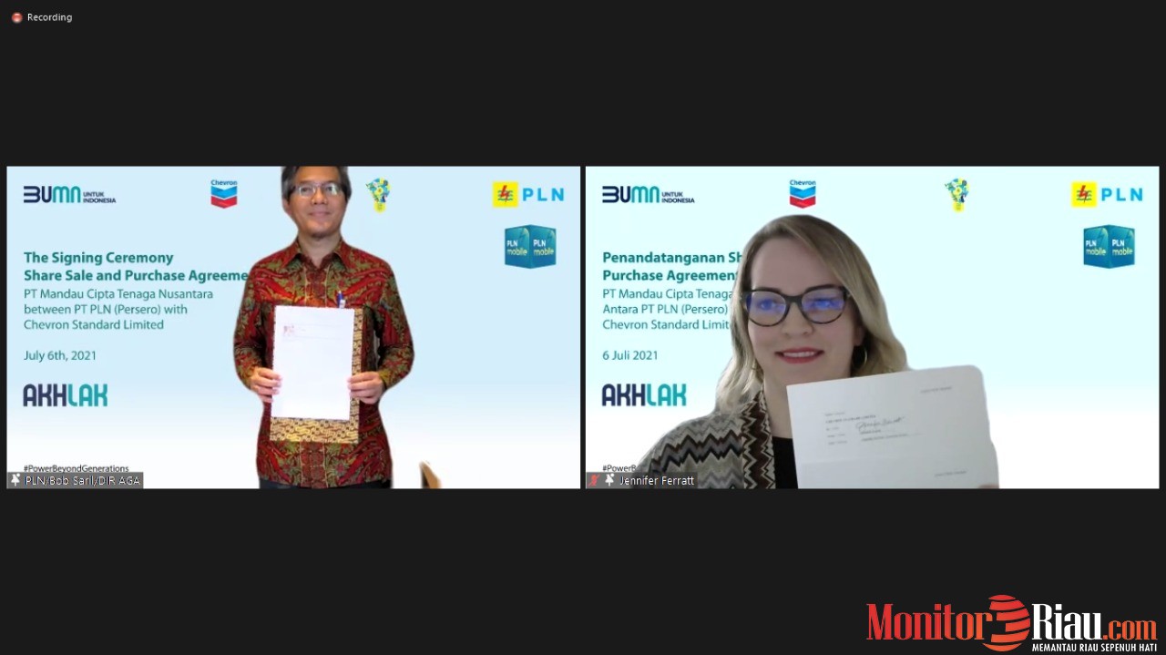 Akuisisi Saham MCTN, PLN Pastikan Kesinambungan dan Keandalan Pasokan Listrik Blok Rokan