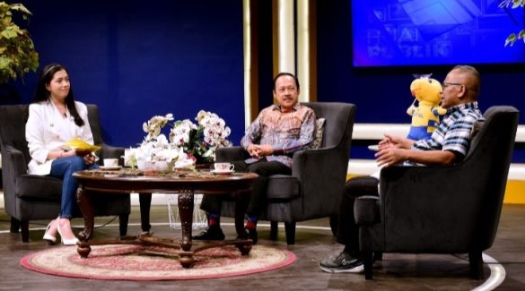 Ketua Umum PWI Pusat Atal S Depari Dialog Jelang HPN 2023 di TVRI Sumut