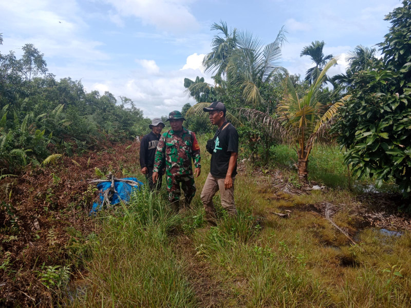 Sertu Mahyudin Sampaikan Sanksi Bagi Pelaku Karhutla
