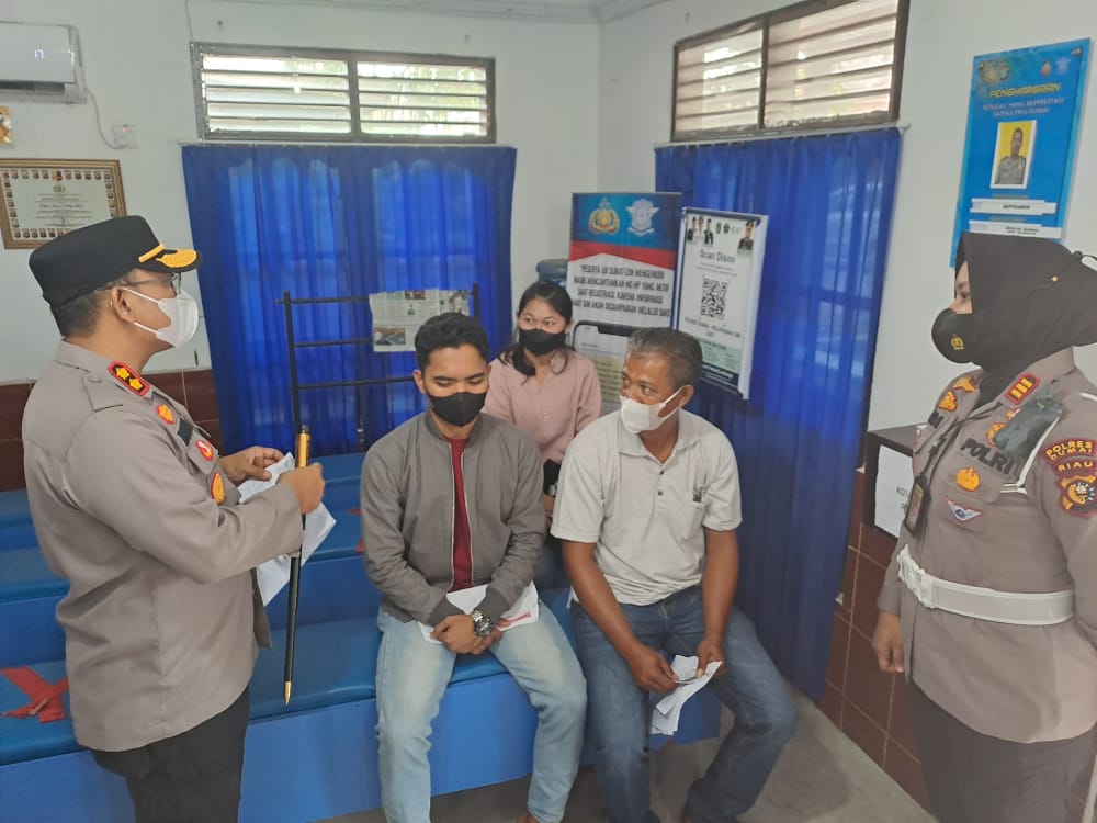 Pastikan Pelayanan Baik, Kapolres Dumai Sidak Pembuatan SIM