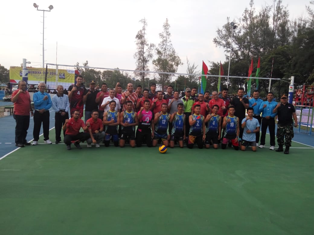 Bapor RU II Pertamina Dumai Taja Open Turnament Volly Ball Merdeka Cup 2019