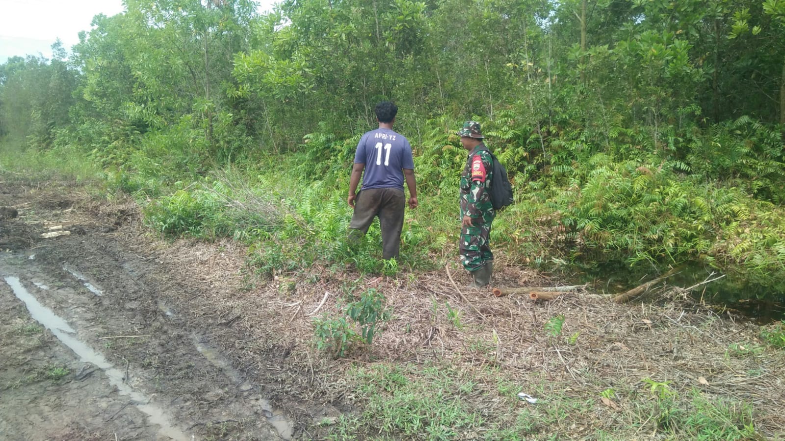 Serda Cerza Katno Terus Laksanakan Patroli Cegah Karhutla