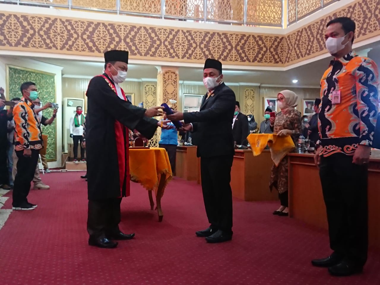 Baharudin SH Resmi Menjabat Ketua DPRD Kabupaten Pelalawan Sisa Masa Jabatan Tahun 2019-2024