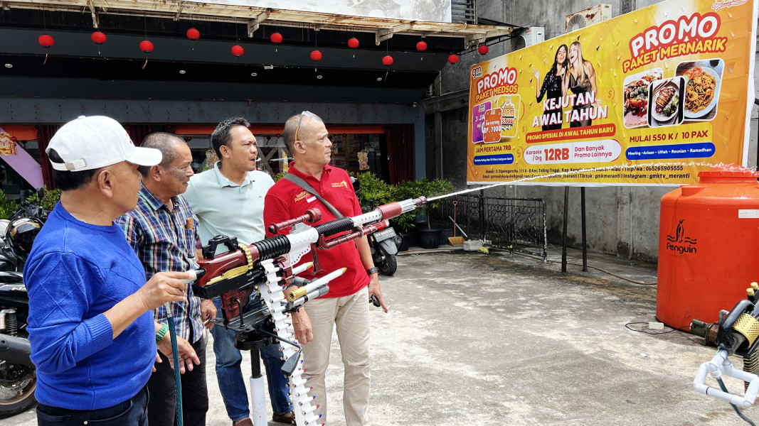 Plt. Bupati H. Asmar Tinjau Kesiapan Pembukaan Festival Perang Air di Selatpanjang