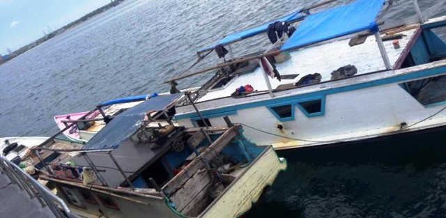 Hendak Mencuri Ikan, 14 Kapal Asal Vietnam di Amankan