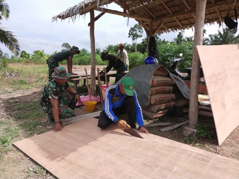TMMD ke 117, Sinergitas Personil dan Masyarakat Dalam Pelaksanaan Pembangunan Sasaran