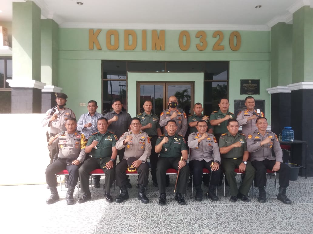 Jalin Sinergitas, Kapolres Dumai Kunjungi Makodim 0320/Dumai