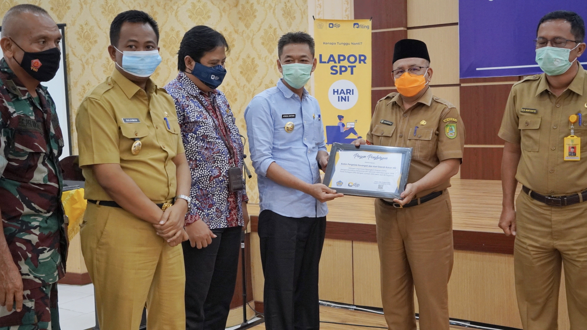 Bupati Rohil Buka Secara Resmi Harmonisasi Peraturan Perpajakan