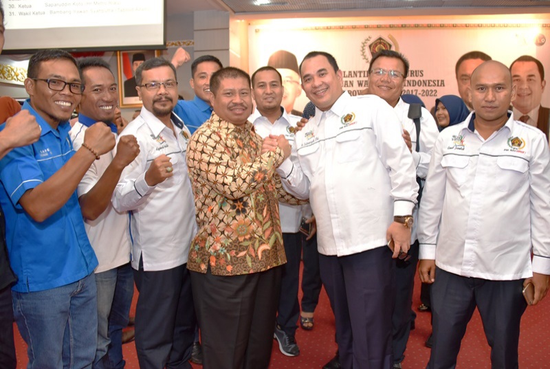 Bupati Bengkalis Optimis Zulmansyah-Amril Mampu Wujudkan PWI Riau “HEBAT”