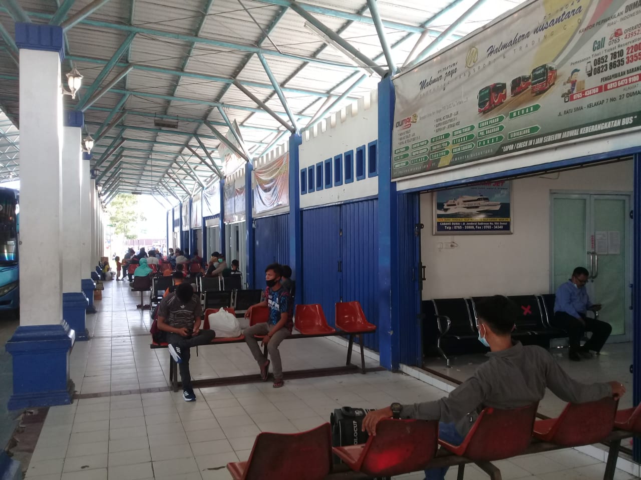 Arus Mudik di Terminal Dumai Mulai Meningkat