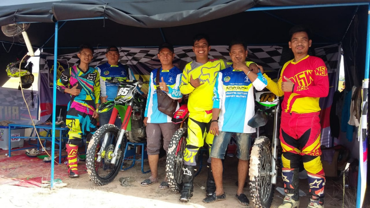 3 Pembalap Tim Grasstrak Lapas Dumai Ikuti Grasstrak Kapolres Rohil Ke-2