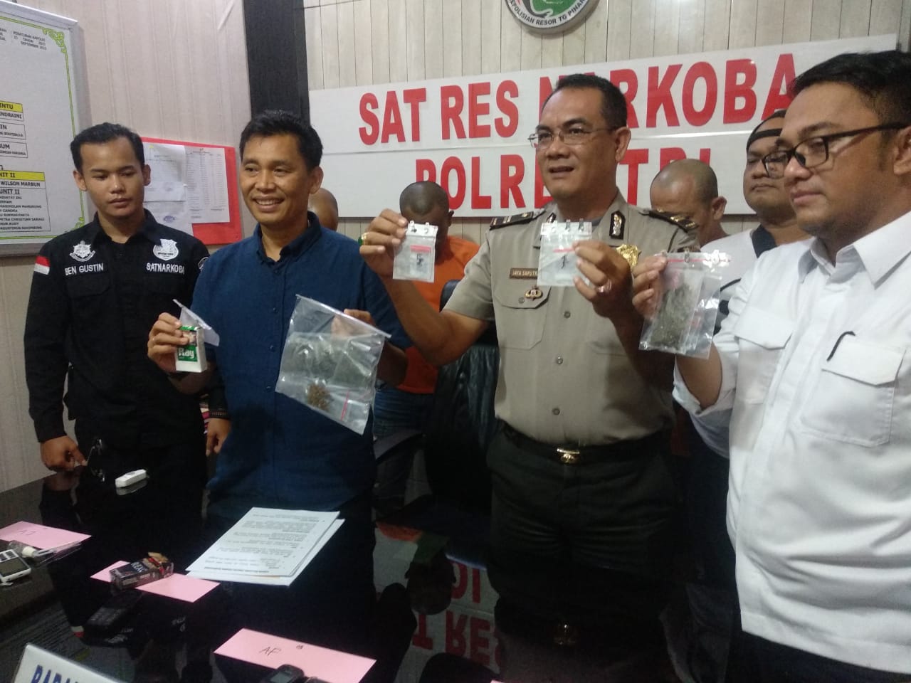 Polres Tanjungpinang Rilis Pengungkapan Tindak Pidana Narkotika